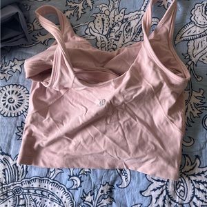 LIGHT PINK ALIGN TANK! Size 0-2, loss tag. Price is negotiable!